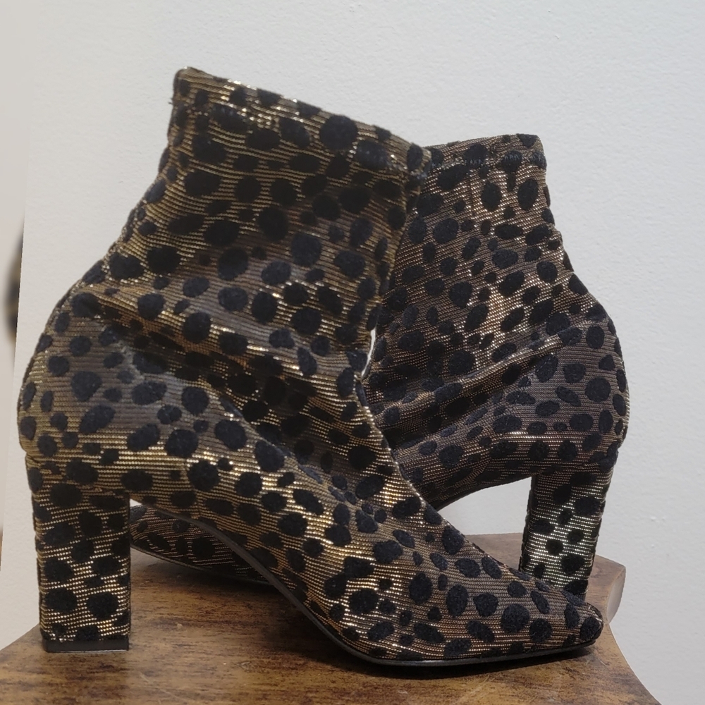 Anthropologie × Farylrobin × Lisbon Velvet Heeled Boots _ - Picture 7 of 9